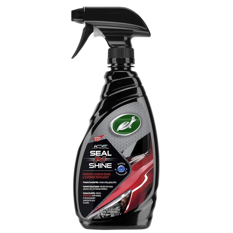 TurtleWax Turtle Wax Seal 'n' Shine Spray Car Wax Sealant, High Shine, Pack of 1, Can Use on Wet or Dry Cars with Carnauba Wax for Mirror Shine, Streak-Free, Long Lasting Protection - Image 1