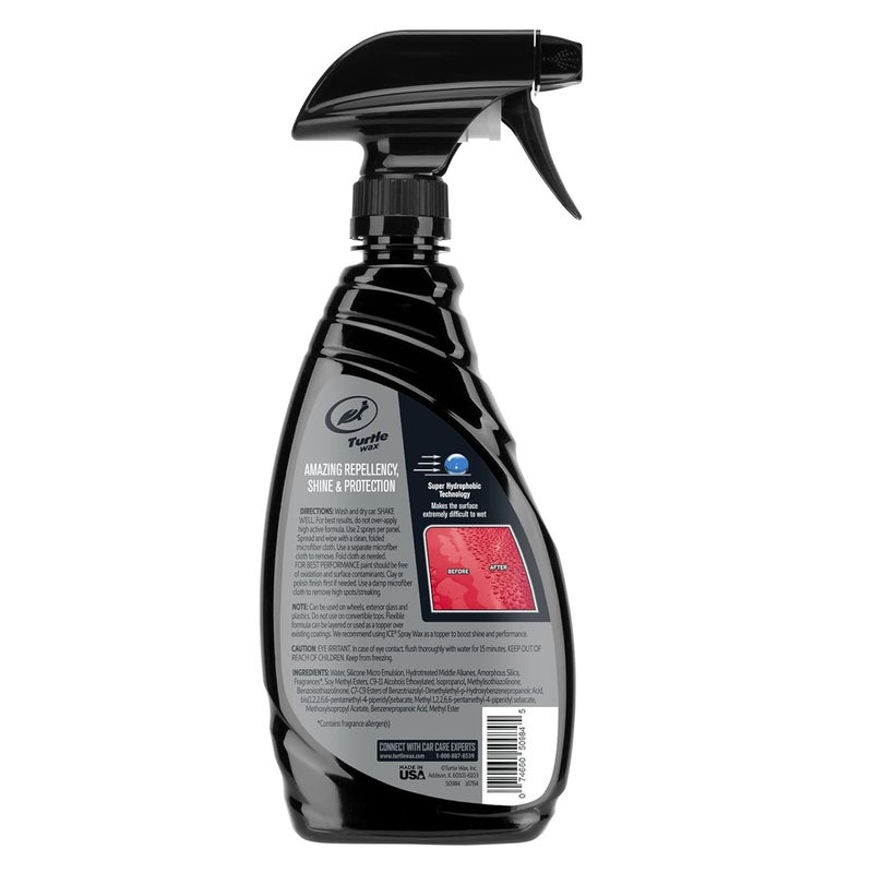 TurtleWax Turtle Wax Seal 'n' Shine Spray Car Wax Sealant, High Shine, Pack of 1, Can Use on Wet or Dry Cars with Carnauba Wax for Mirror Shine, Streak-Free, Long Lasting Protection - Image 2