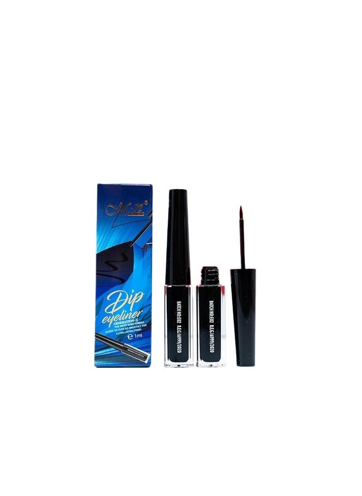 Me Now "Menow New Dip Eyeliner generation - II  along lasting finish- Black " 