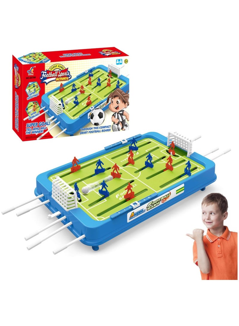 المنزل الذكي لعبة كرة القدم هوم سمارت ميني على الطاولة للأطفال، 6 لاعبين يتحكمون في العصا للفوز في نشاط اللعب