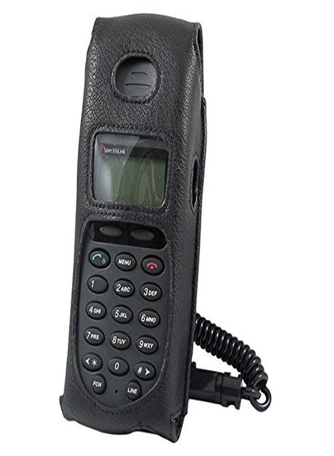 Artisan Power Black Vinyl Holster for Polycom SpectraLink Netlink i640 | with Metal Belt Clip | Best with PTX110, PTX140, PTX151, RNP2400, 3626, 3636 | Matches OEM Part Number PTO601 - Image 2