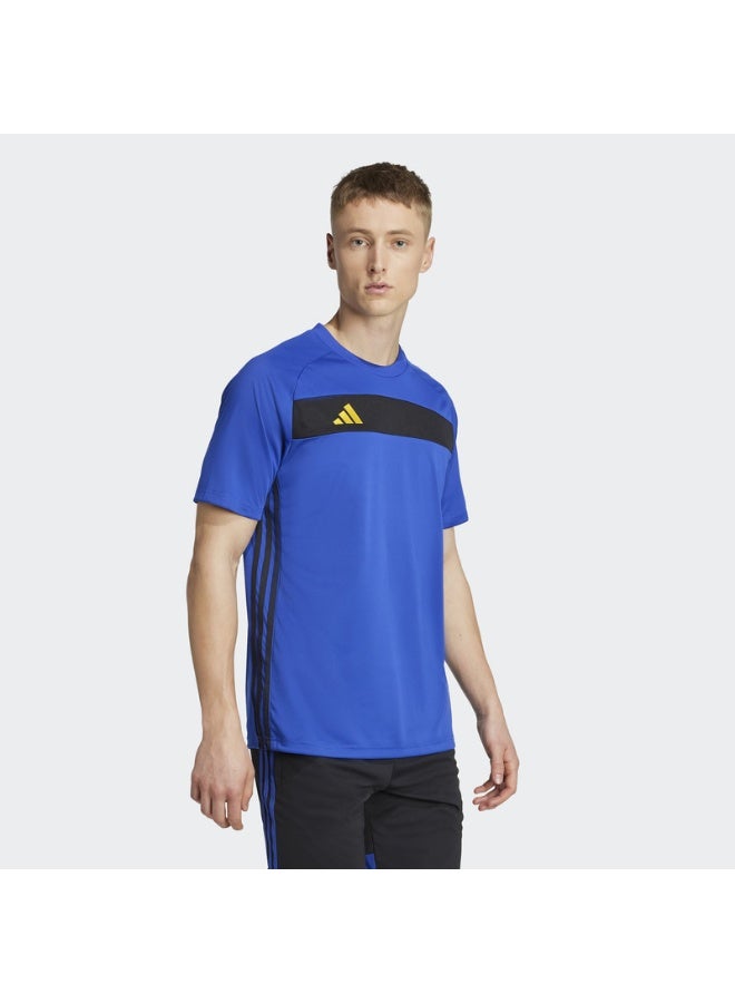 Adidas TIRO ES JSY         SELUBL/BLACK/CREYEL - Image 5