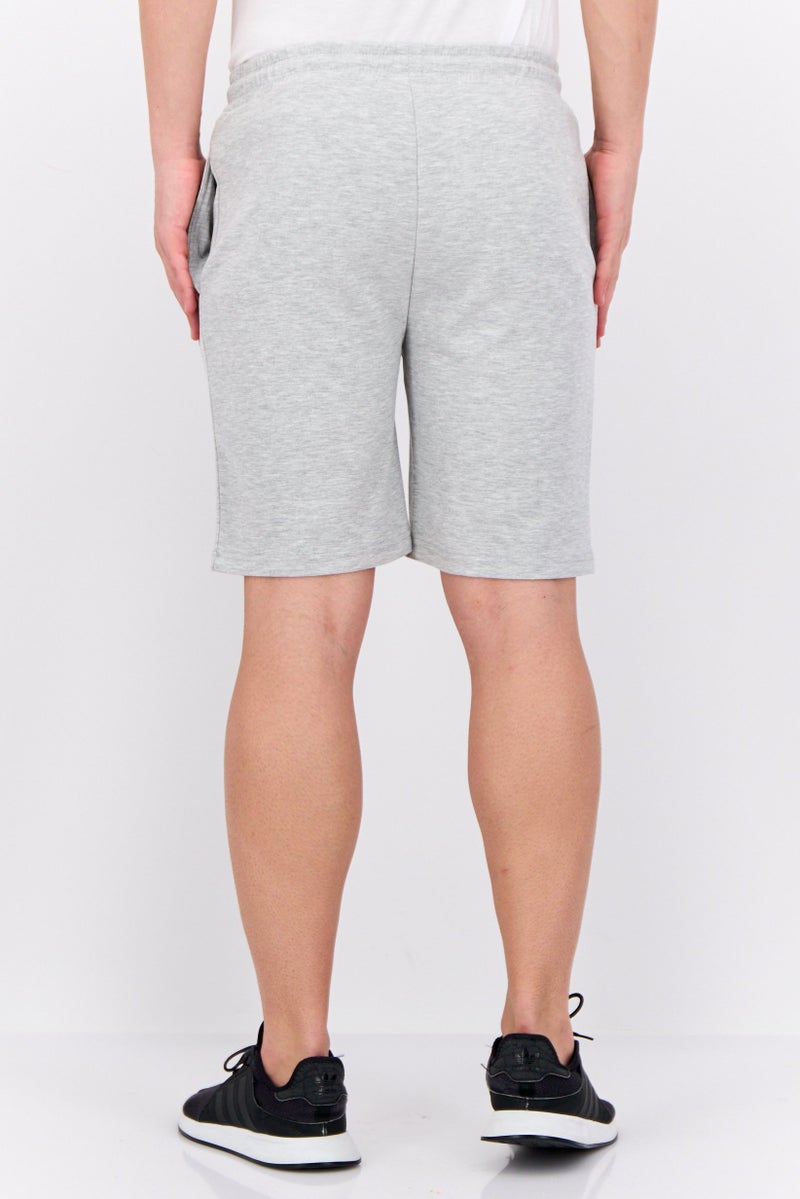 RBX Men Sportswear Fit Drawstring Outdoor Shorts, Grey  - Image 3