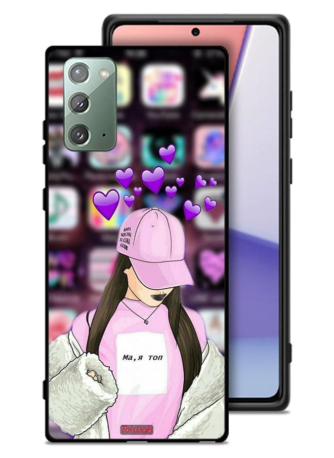 Tolwak - Samsung Galaxy Note 20 5G Protective Case Cover Anti Social Club - Image 1
