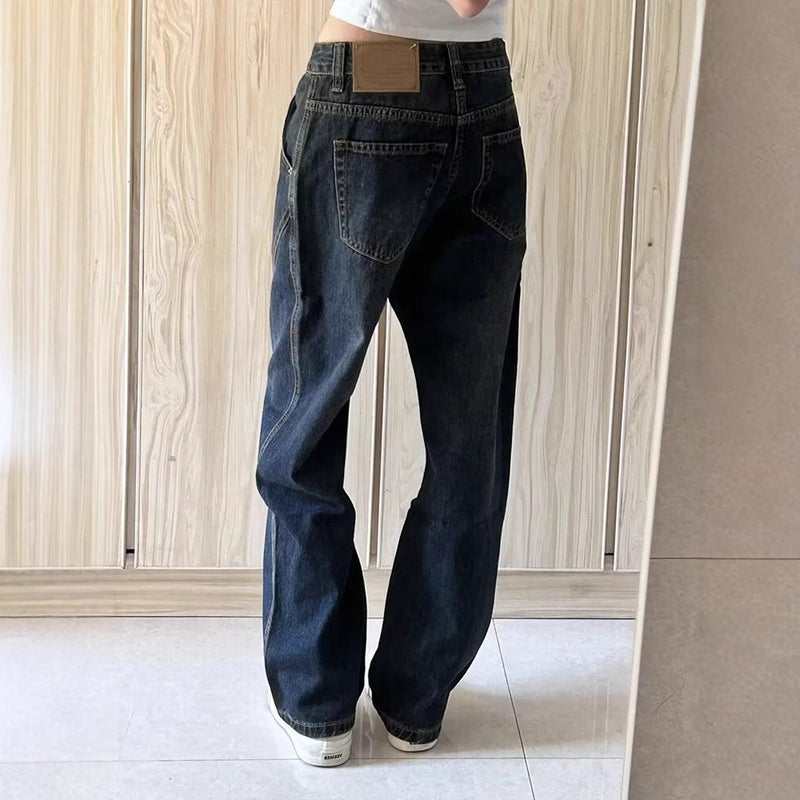 Unisex Classic Denim Jeans Loose Fit Daily Outdoor Wear - Image 4
