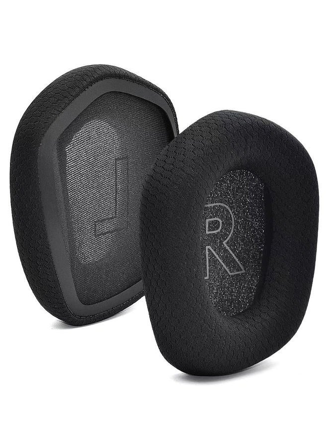 LZYDD Replacement Black Fabric Ear Pads Cushion Earmuffs for G733 G335 Lightspeed Wireless Gaming Headset (Earpads Black) - Image 2