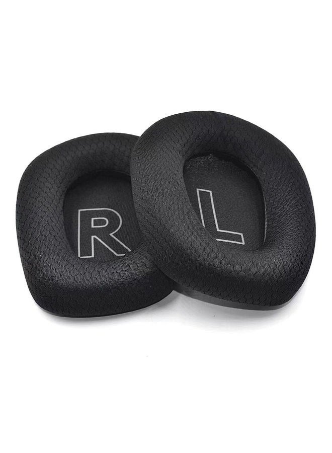 LZYDD Replacement Black Fabric Ear Pads Cushion Earmuffs for G733 G335 Lightspeed Wireless Gaming Headset (Earpads Black) - Image 1