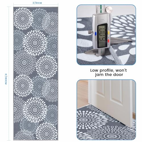 StepRite Runner Rug 2 x 6 ft, Washable Rugs, Hallway Runner Rugs, Kitchen Runner Rug Non Slip, Soft Runner with Rubber Backing for Kitchen, Hallway, Laundry, Bedroom, Living Room - Image 2