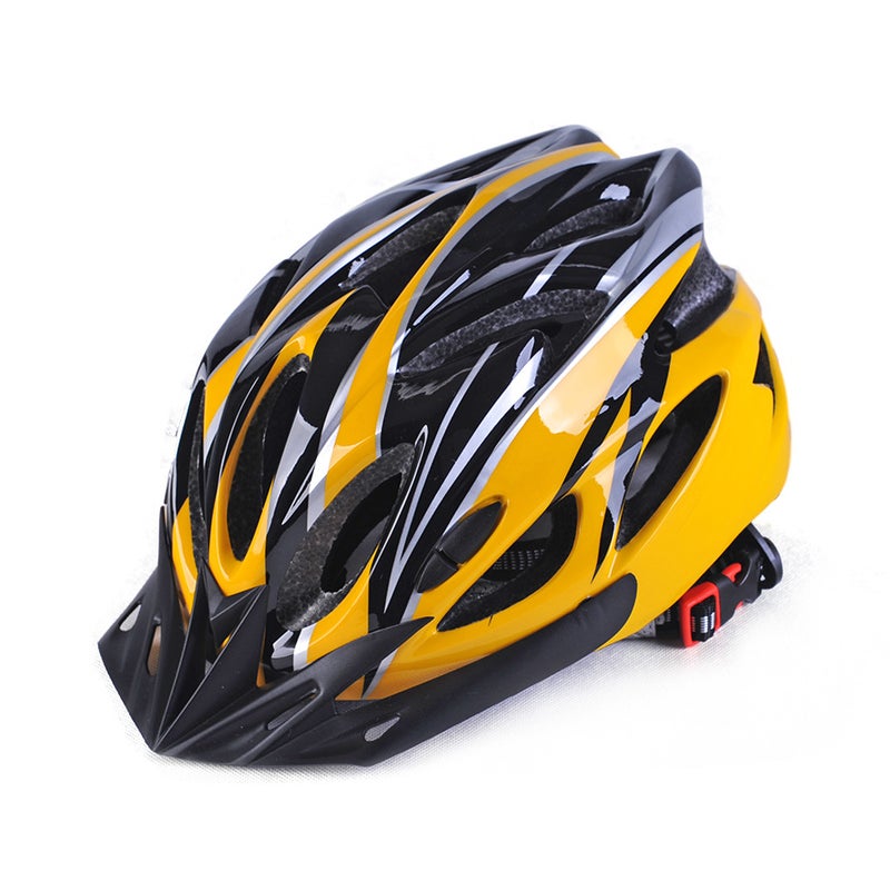 Generic Childrens adult riding helmet sliding bicycle mountain bike skateboard roller skating integrated helmet wholesale agent Yellow and Black
