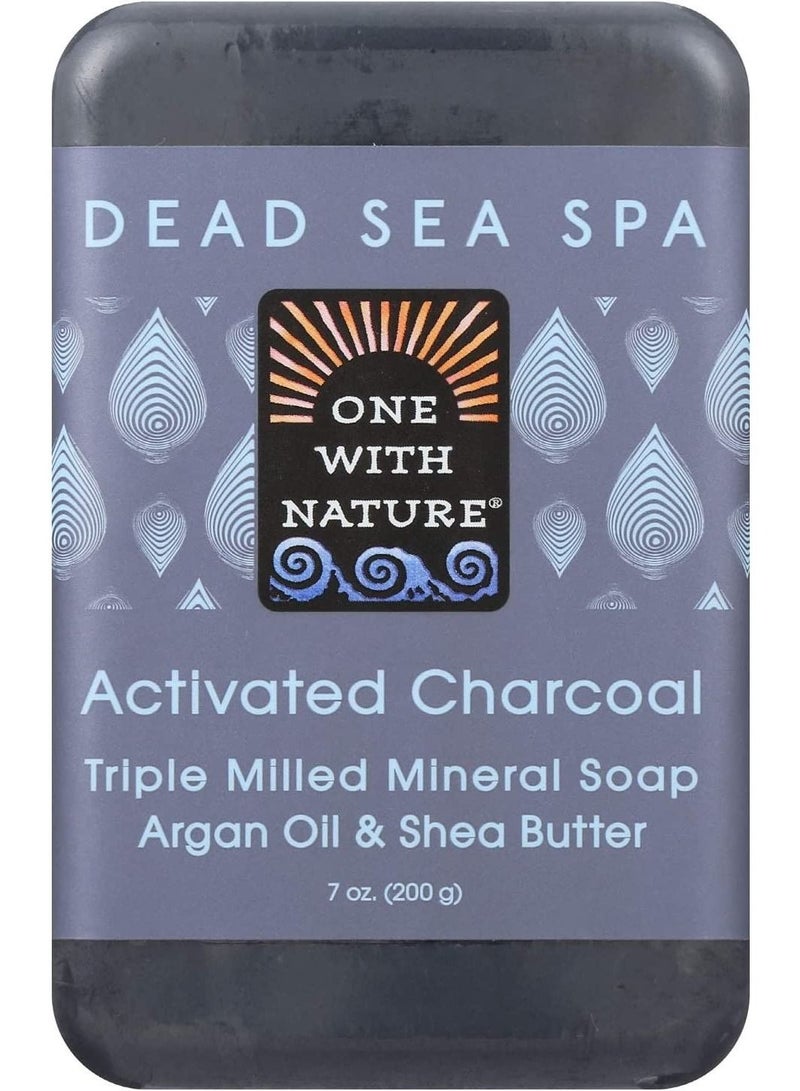 ONE WITH NATURE Activated Charcoal Soap 200gm