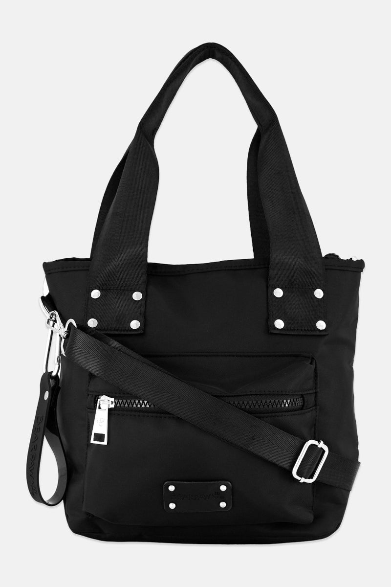 Bearpaw Women Brand Logo Mini Tote Bag, Black  - Image 2