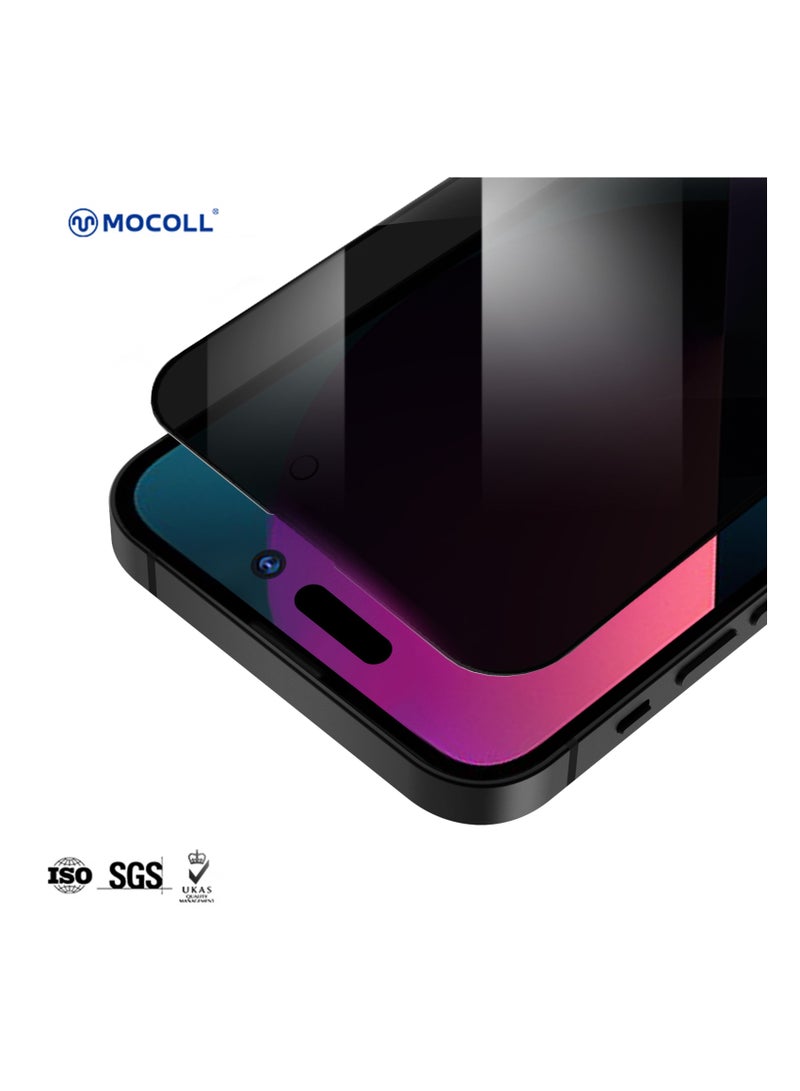 mocoll screen protector iPhone 14 pro max black privacy - Image 5