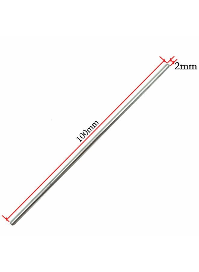 EUDAX 30mmx8mm Plastic Roll 2mm Dia Shaft Toys Wheel and 2mmx100mm STEM Shaft Round Rod Axles for DIY Toy RC Car Truck Boat Helicopter Model Part (Blue, 100pcs) - Image 3