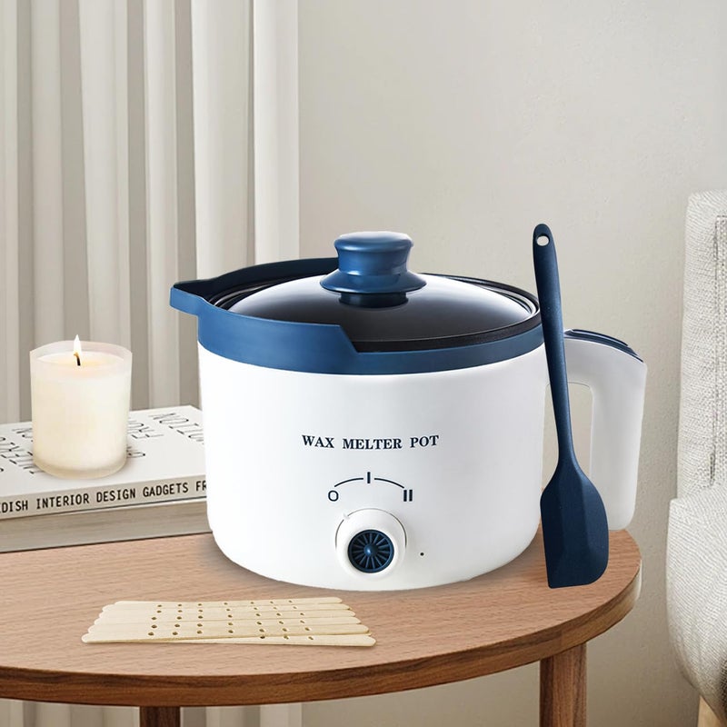 Ksedcon Wax Melter for Candle Making with Pouring Spout, Electric Wax Melting Pot Kit Included Wicks, Wick Stickers, Centering Device, Stirring Spoon - Image 5