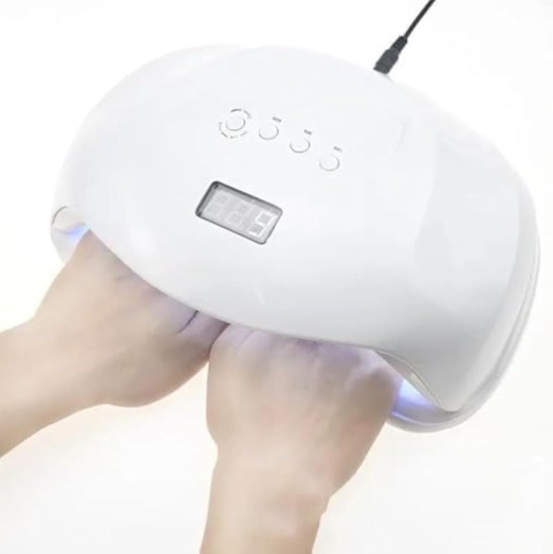Nail Dryer Led UV Lamp, Machine, Led Nail Dryer, Polish Curing Lamp 126W for Manicure and Pedicure, SUN xplus