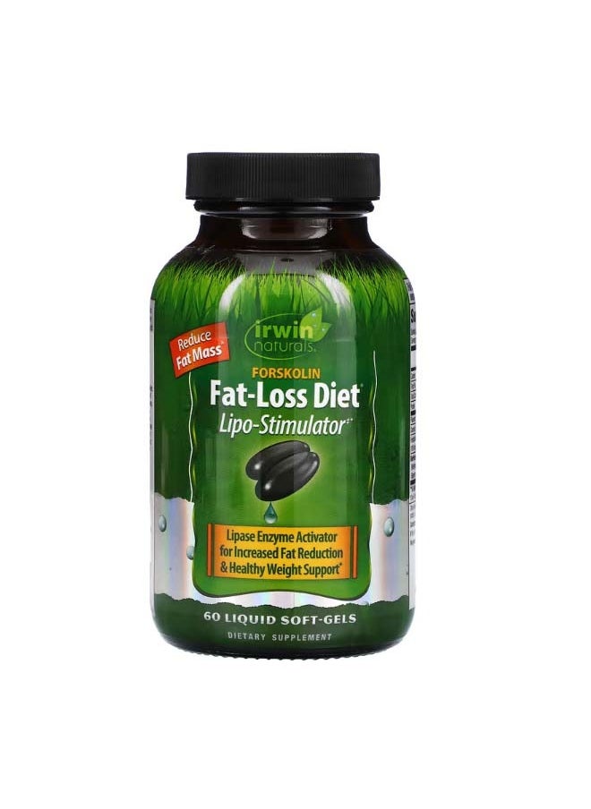 Irwin Naturals Forskolin FatLoss Diet 60 Liquid SoftGels  - Image 1