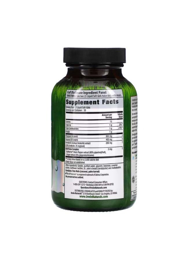 Irwin Naturals Forskolin FatLoss Diet 60 Liquid SoftGels  - Image 2