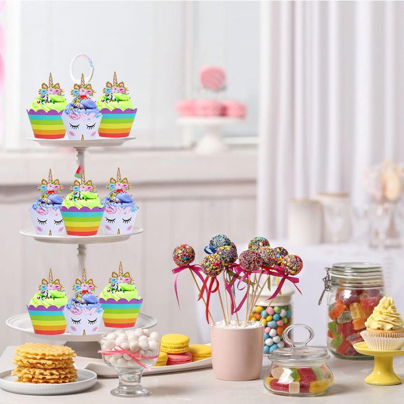 Unicorn Birthday Party Supplies - Best Value Unicorn Birthday Decorations Set with Plates, Cups, Napkins, and Cutlery for Party Themes, Perfect Party Decorations for Girls - Image 4