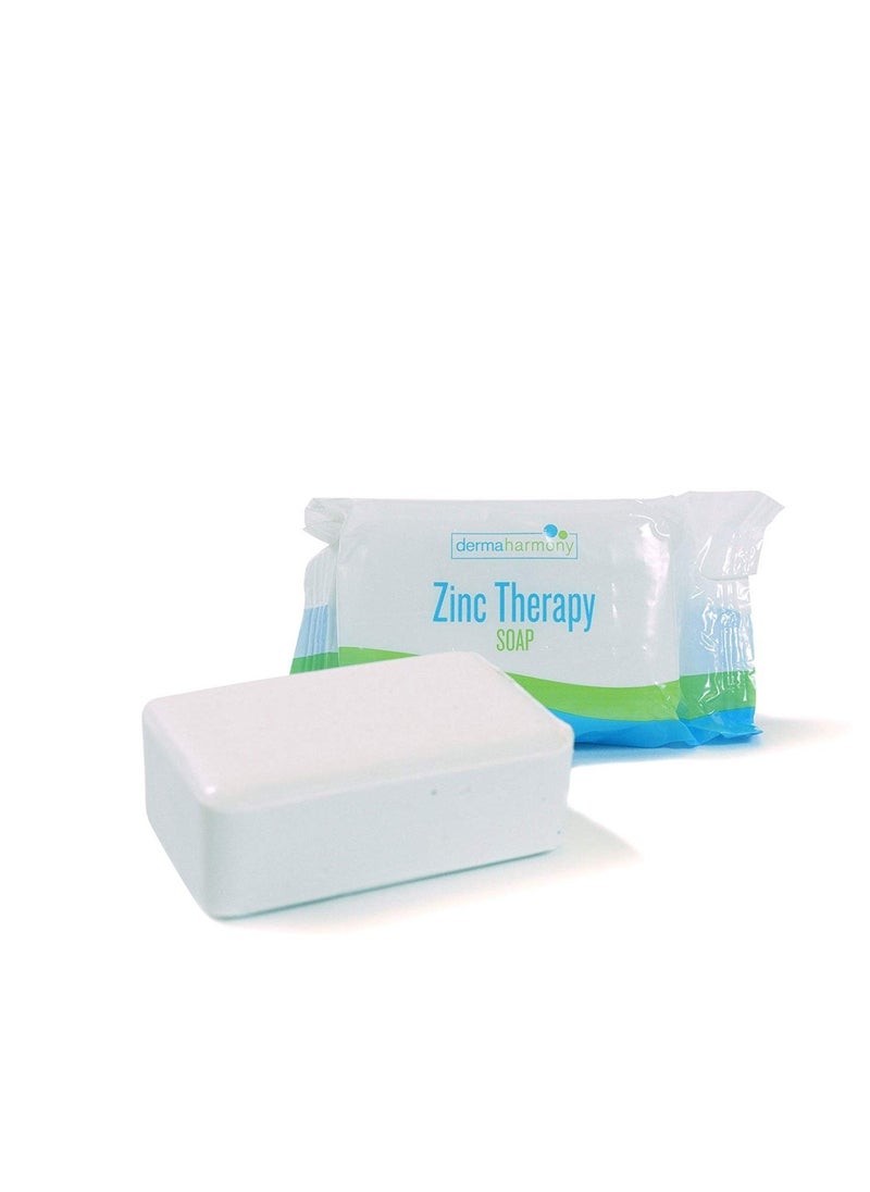 Dermaharmony - صابون Dermaharmony 2% Pyrithione Zinc (ZnP) 4 أونصة - مصمم خصيصًا لأولئك الذين يعانون من حالات جلدية - التهاب الجلد الدهني، قشرة الرأس، الصدفية، الأكزيما، إلخ. - Image 1