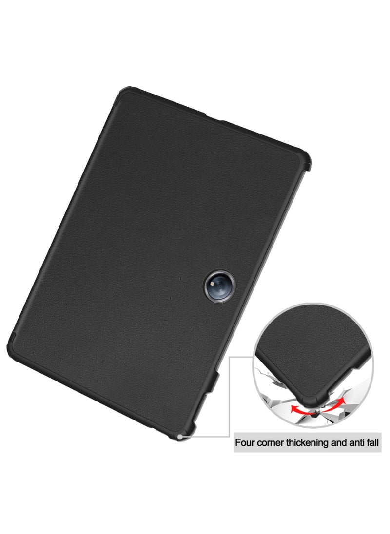 Generic - Case for OnePlus Pad 2 / OnePlus Pad Pro 12.1 Inch Released 2024 Folio Slim Smart Cover Lightweight Hard Shell Protective Case with Multi-Angle Stand (Black) - Image 1