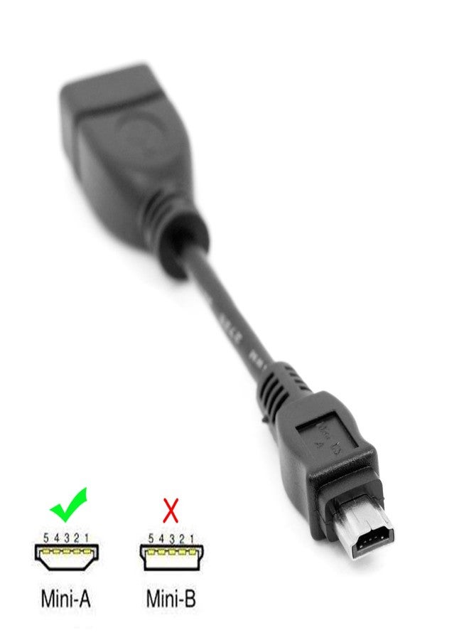 CY Cable VMC-UAM1 USB 2.0 OTG Cable Mini A Type Male to USB Female Host for Handycam PDA Phone - Image 3