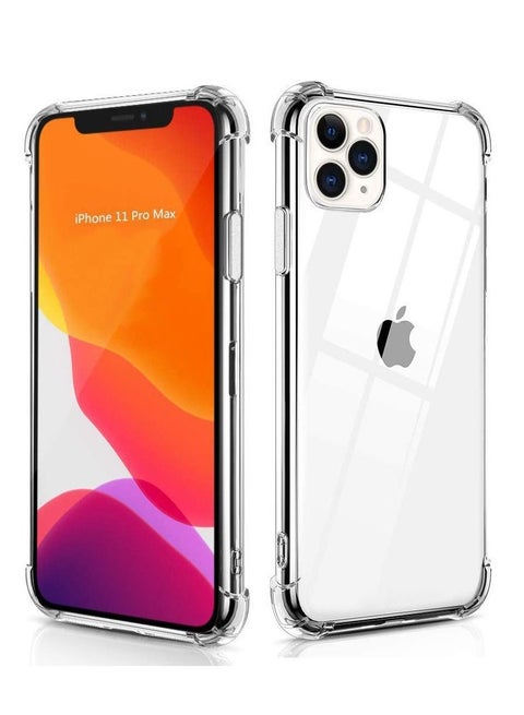 iPhone 11 Pro Max Case Clear Soft Bumper TPU Shockproof Protector Cover