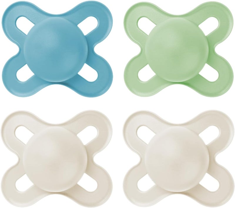 MAM Original Start Matte Newborn Baby Pacifier - Pack of 4 - Image 1