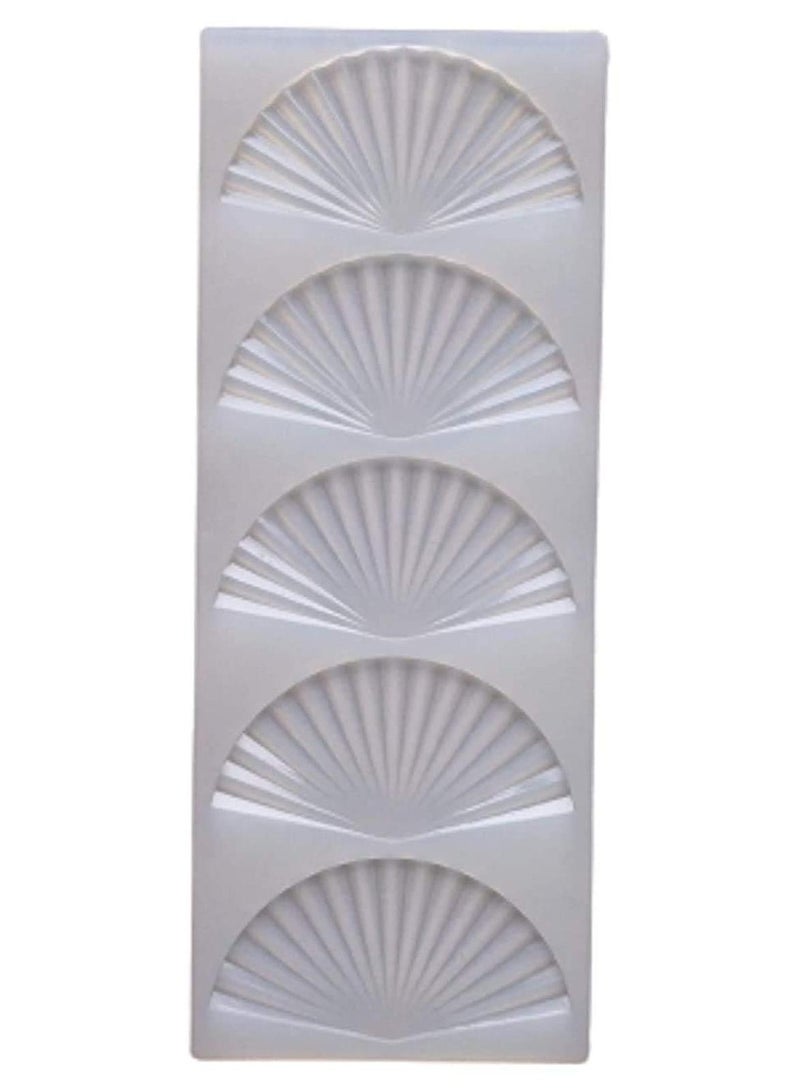 BAKING SET مجموعة الخبز قالب سيليكون لشكل مروحة الشوكولاتة وزينة الشوكولاتة - Image 1