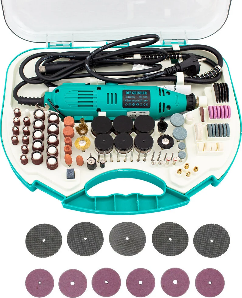 AYT Die Grinder 180 Piece Hand Drill Set Sanding Grinding Milling Drill Engraving Set For Wood Hobby Work