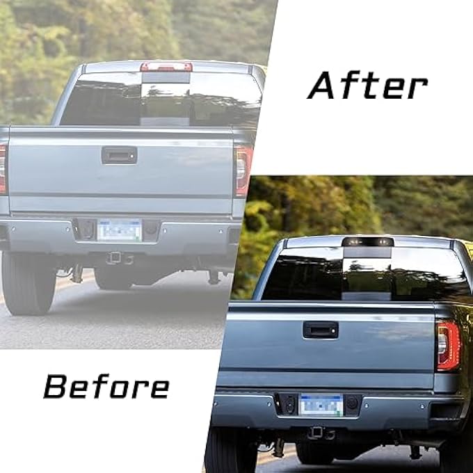 KEEGTBOX High Mount Stop Light Led Third Brake Light Assemblies Compatible With Chevy Silverado Gmc Sierra 1500 2500Hd 3500Hd Trucks 20142018 Rear Led Brake Lamp Bar Taillight 1418 - Image 3