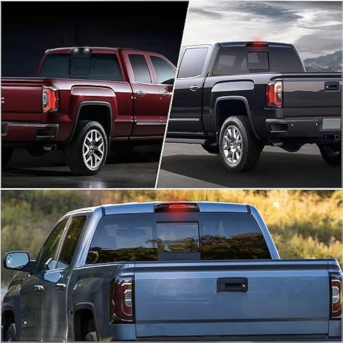 KEEGTBOX High Mount Stop Light Led Third Brake Light Assemblies Compatible With Chevy Silverado Gmc Sierra 1500 2500Hd 3500Hd Trucks 20142018 Rear Led Brake Lamp Bar Taillight 1418 - Image 5