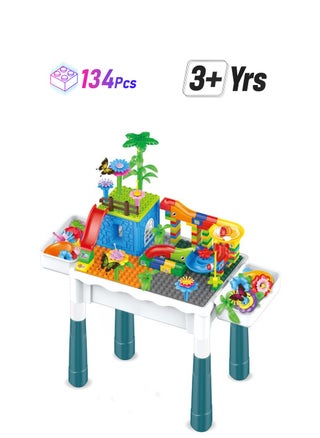 Kids Activity Table Set,with two storage box and 134pcs villa building blocks, Water Table, Sand Table and Building Blocks Table for Toddlers Activity，Available in several sizes - pzsku/Z39CED8B760DD9A2089F1Z/45/1749118463/5bfa1bda-f9a9-409d-8733-04917c38f660