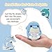 Weming Positive Encouragement Mini Crochet Dolphin Plush with Message Sign Handmade 4inch FinTastic Pun Kawaii Desk Shelf Decor YearRound Uplift - Image 4