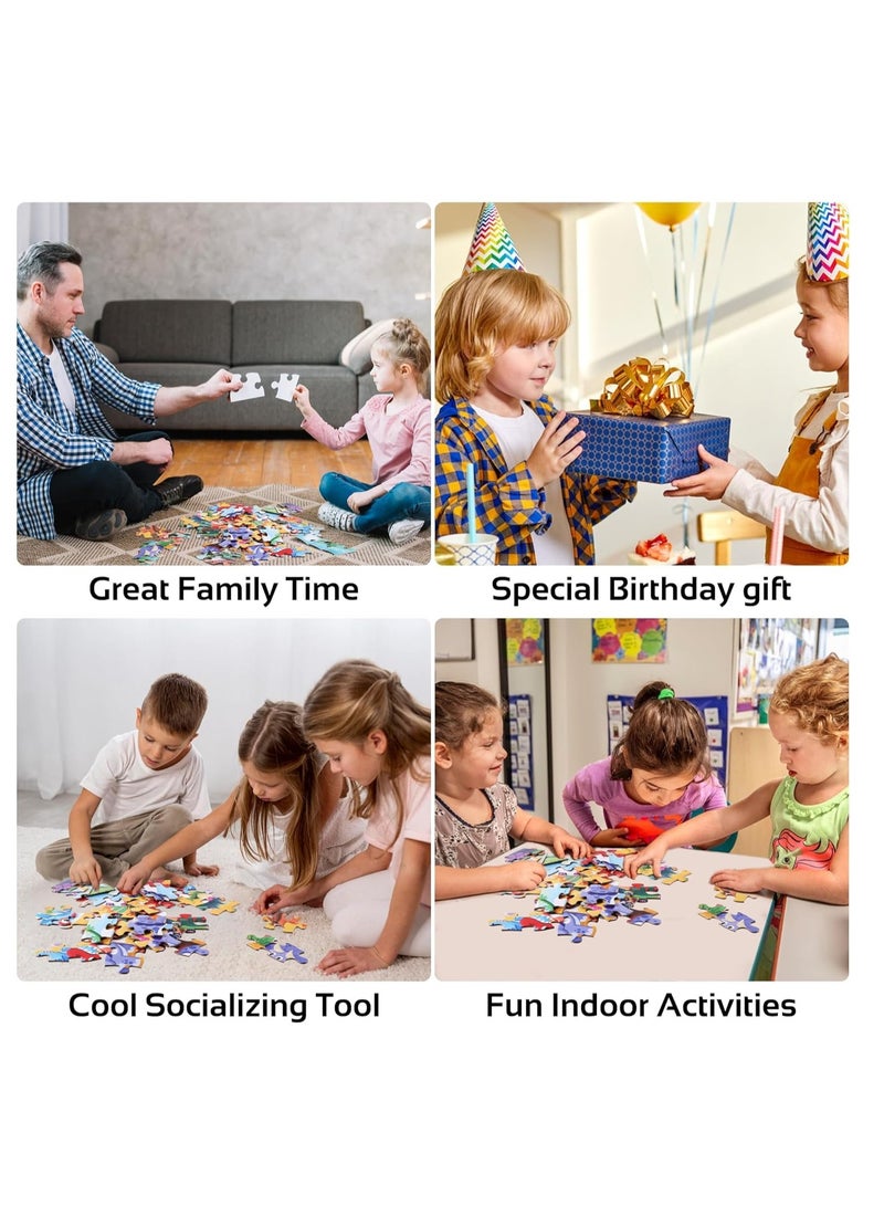 ألغاز للأطفال من عمر 4-8 سنوات، 3-5، 36 قطعة ألغاز ديناصور للأطفال 4-6 سنوات، لغز أرضي للأطفال من عمر 5-7 سنوات، ألعاب تعليمية للأطفال في مرحلة ما قبل المدرسة للأولاد والبنات - Image 5