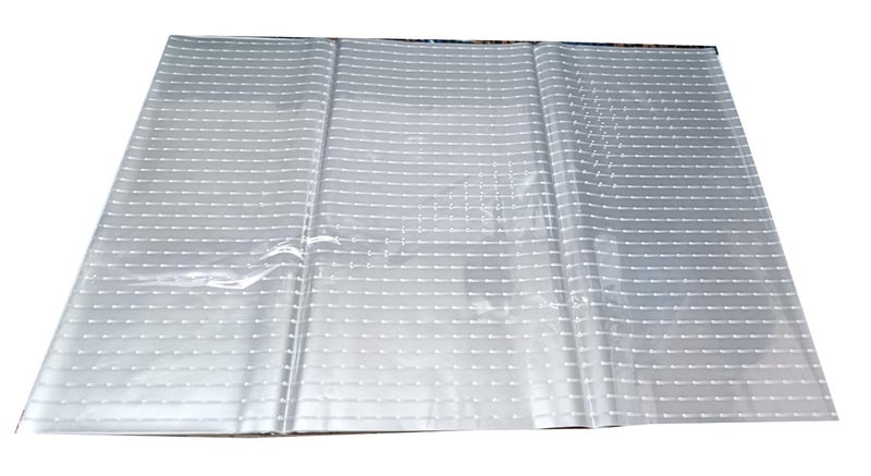 3A Featuretail 20 In x 25 In Printed Transparent Cellophane Sheets (BOPP) For Gift Wrap, Baskets Hamper Packing, Flowers Wrapping (Pack of 25Pc, White Mini Star Print) - Image 4