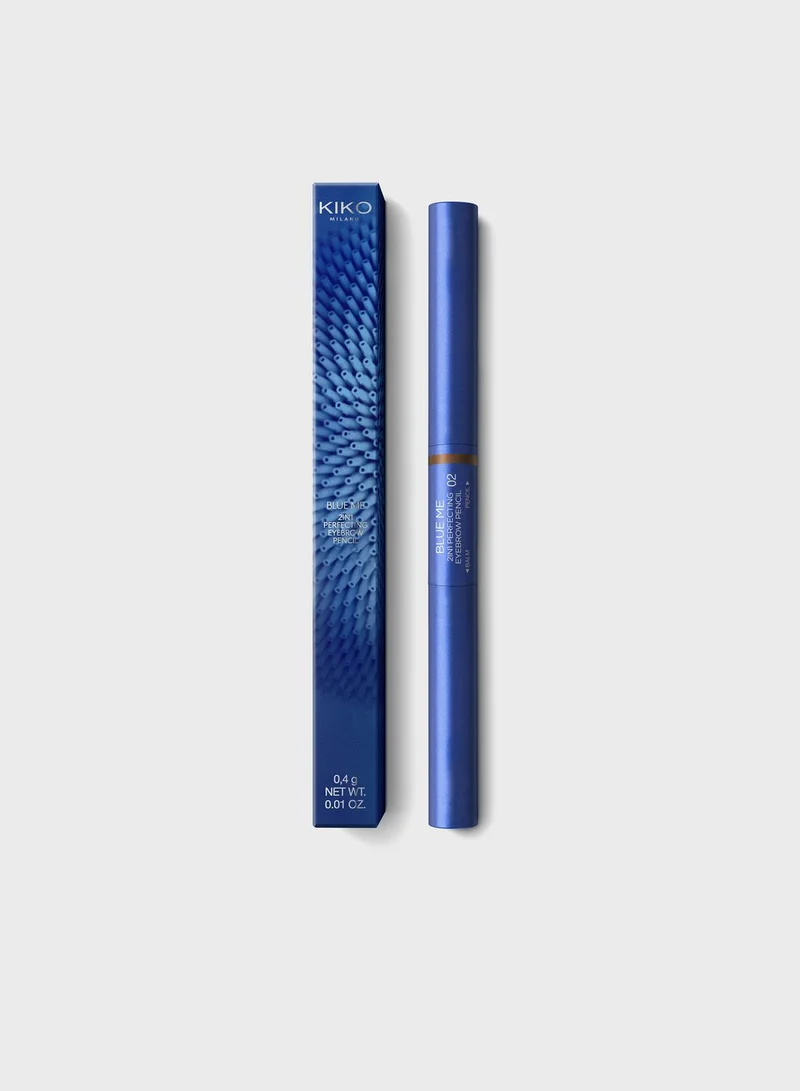 KIKO MILANO Blue Me 2In1 Perfecting Eyebrow Pencil - 2 Auburn