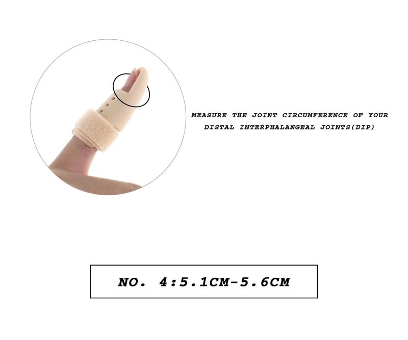 Enet YINETTECH 5156mm Finger Splint Mallet DIP Joint Support Brace Fracture Protection Tape - Image 4