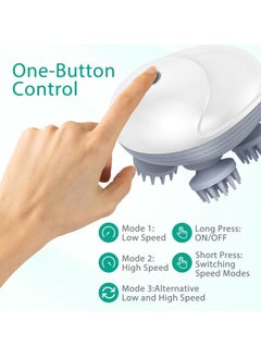 BTFMEI Electric Scalp Massager Multifunctional Waterproof Head Massager With 96 Kneading Nodes Multifunctional Head Scratcher for Relief  Stress Relax  - Image 2