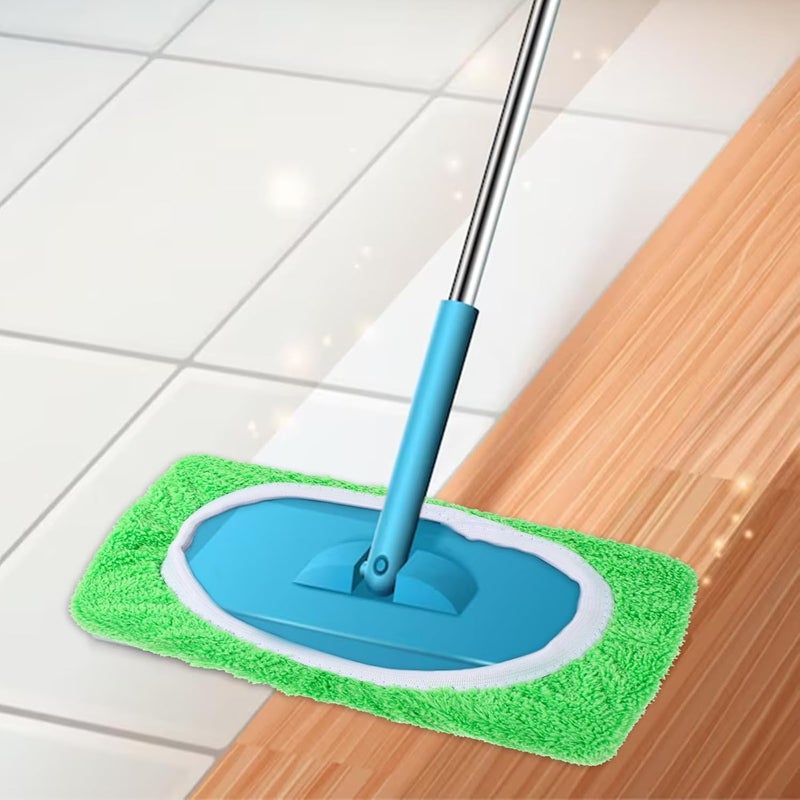 Aeaocvo 2 Pack Microfiber Mop Pads Reusable Mop Pads for Floor Cleaning, Washable Wet Pad and Dry Sweeping Cloths for Mopping Floors (Mop Is Not Included) - Image 5