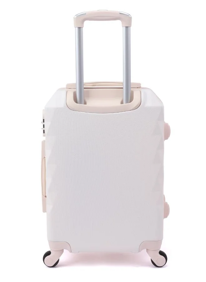 LIMRA Cabin Carry Check-In Luggage Trolley Size 20 inch Beige