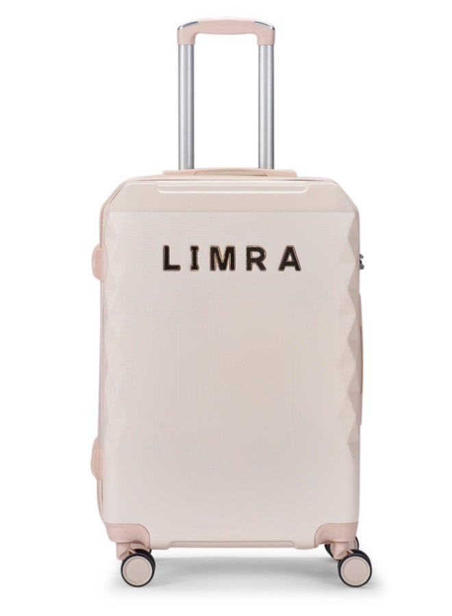 LIMRA Cabin Carry Check-In Luggage Trolley Size 20 inch Beige - Image 2