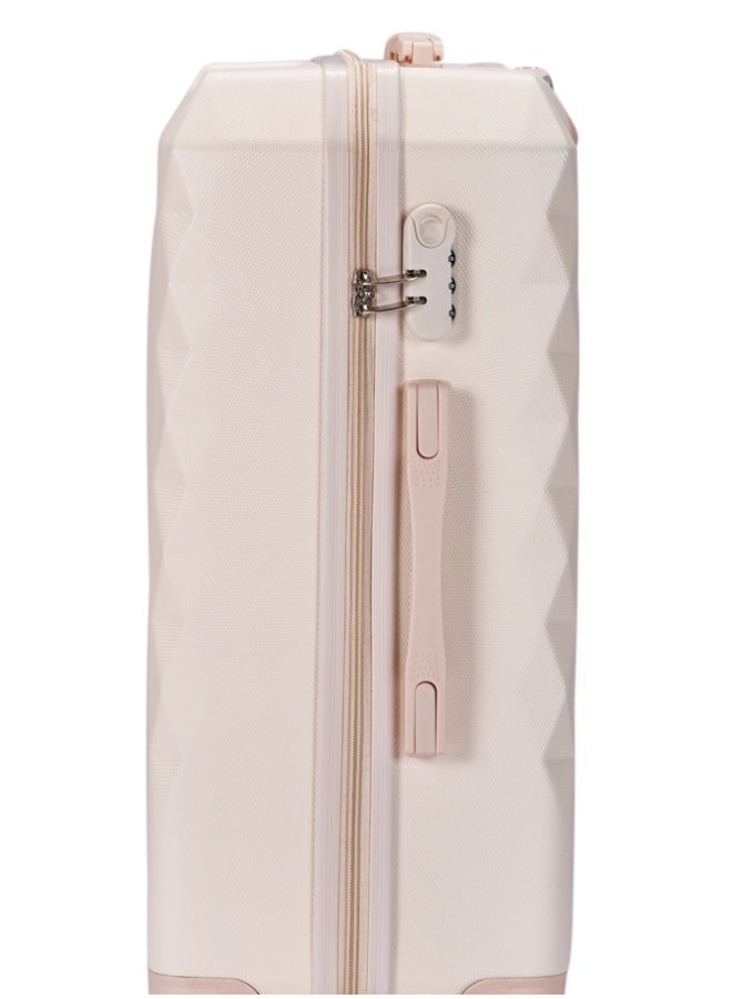 LIMRA Cabin Carry Check-In Luggage Trolley Size 20 inch Beige - Image 4