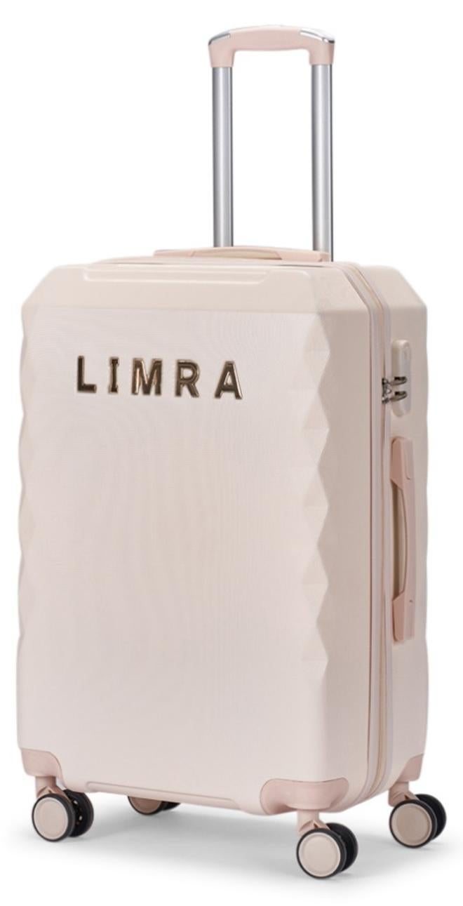 LIMRA Cabin Carry Check-In Luggage Trolley Size 20 inch Beige - Image 1