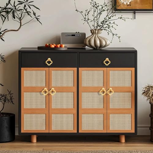 Ruiao 6 Pack 55mm Cupboard Knobs Cabinet Knobs Gold Zinc Alloy Dresser Drawer Knobs with Screws for Kitchen Bathroom Bedoom - Image 3