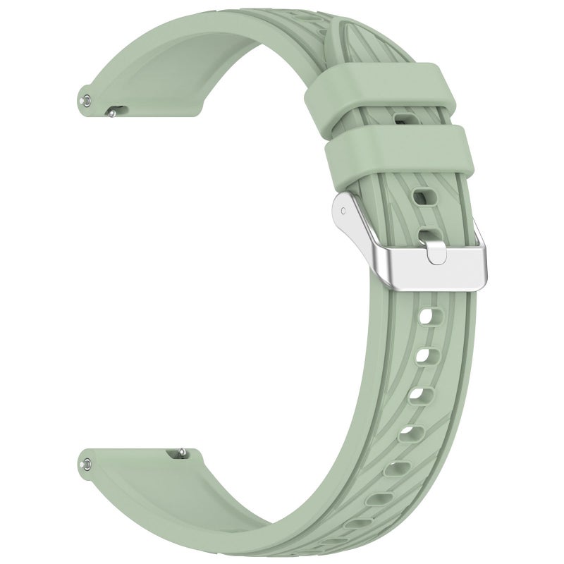 For Huawei Watch Gt 5 Pro 46Mm Line Texture Quick Release Silicone Watch Band(Grass Green) - Image 3