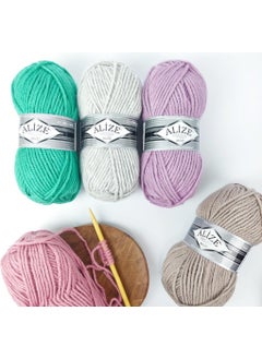 ALIZE Superlana Maxi 5's 212 Hand Knitting Yarn  - Image 2