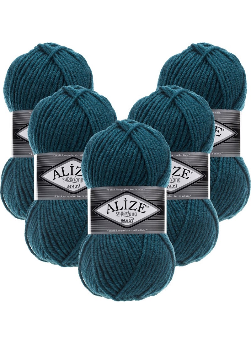 ALIZE Superlana Maxi 5's 212 Hand Knitting Yarn  - Image 1