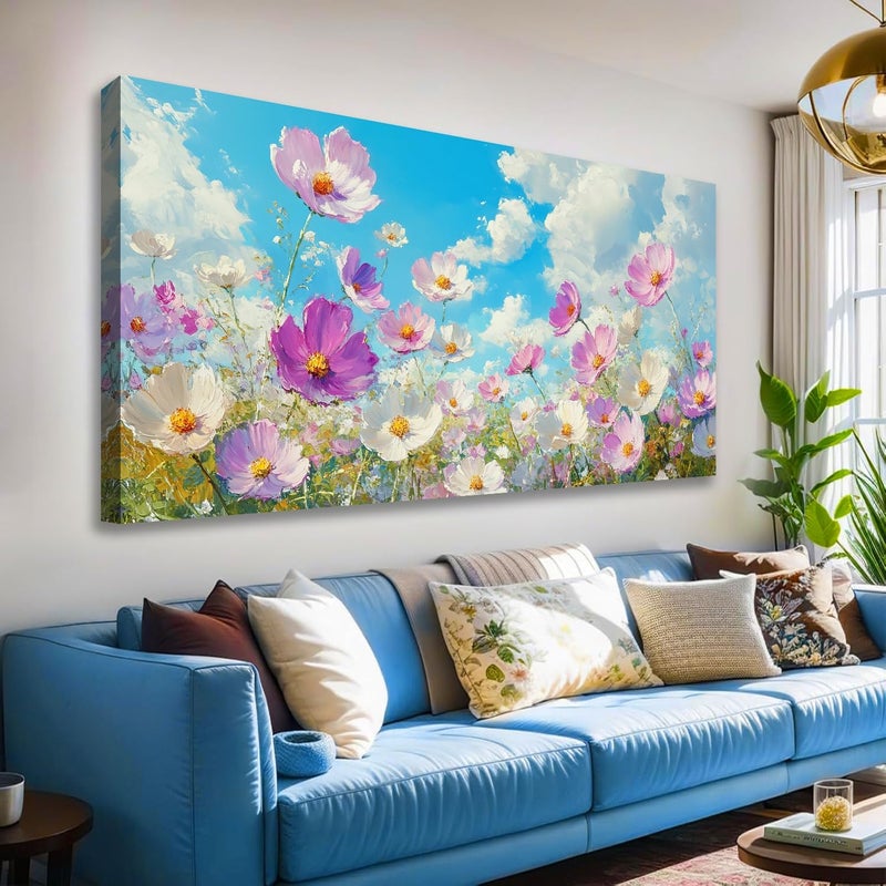 EMODA Premium Framed Canvas Wall Art 120x60 cm – High Resolution Printed Canvas Artwork for Living Room, Bedroom, Office & Hallway – Ready to Hang Wall Décor - Image 1