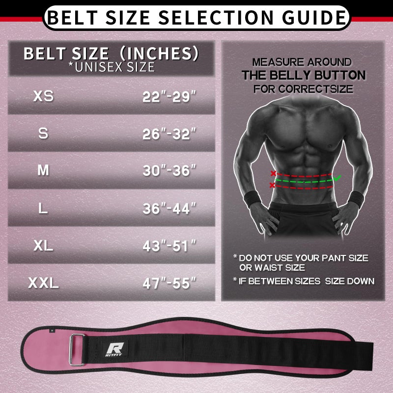 RitFit Weight Lifting Belt - Great for Squats, Lunges, Deadlift, Thrusters - Men and Women - 6 Inch Black/Camouflage - Image 3