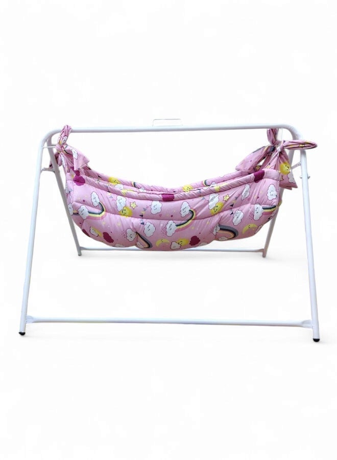 molody Geezani Luxury Baby Swing – Elegant Traditional Cradle Design for Your Newborn’s Comfort - Image 1